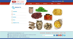 Desktop Screenshot of cannedfoodhx.com